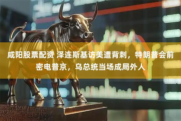 咸阳股票配资 泽连斯基访美遭背刺，特朗普会前密电普京，乌总统当场成局外人